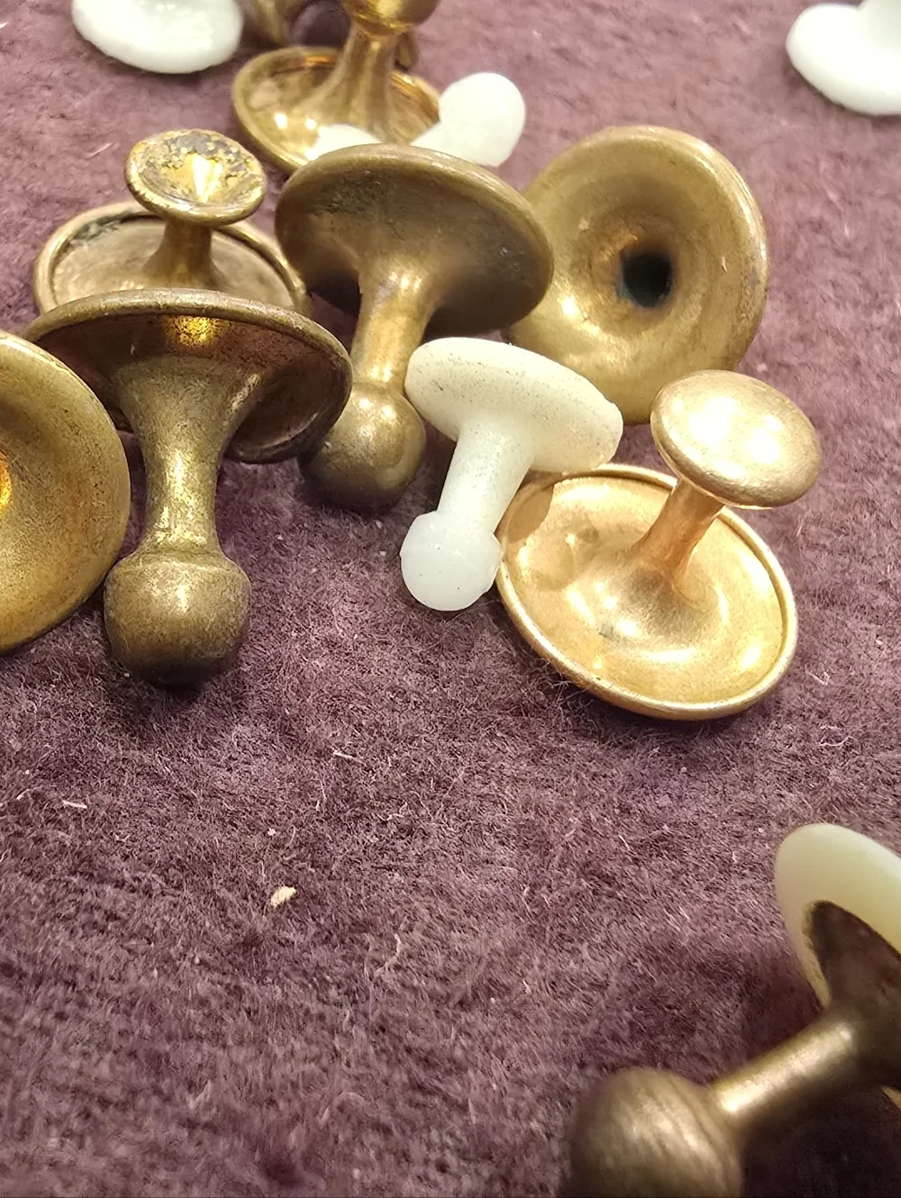 Antique Vtg Collar Cuff Stud Buttons Lot Mother Pearl Mop Over 70 PCs Sets Too